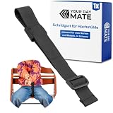 Schrittgurt für Hochstuhl, 1 Stück, kompatibel mit Hauck Alpha, Hauck Beta, Stokke Tripp Trapp, roba Sit Up, verstellbarer Hochstuhl Gurtriemen