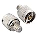 Boobrie N to F Coax Connector N Male to F Female RF Coaxial Adapter N Type(Plug) to F Type(Jack) for Antenna/Analyzer/Router/Booster Systems Pack of 2