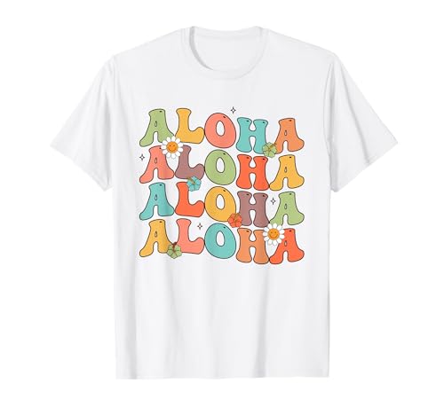 Aloha Shirt Hawaiian Flower Hawaii Vacation Women Men Kids T-Shirt