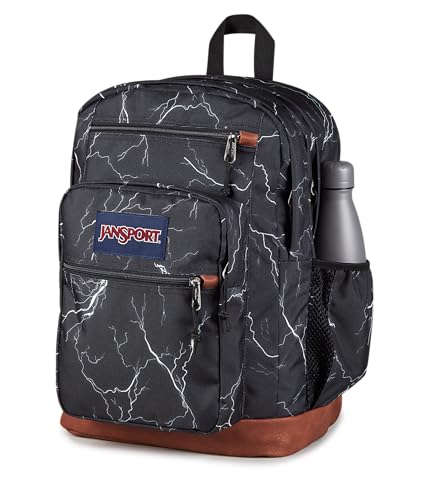 Image of JanSport Cool Backpack with 15-inch Laptop Sleeve, Large Computer Bag Rucksack with 2 Compartments, Ergonomic Straps, Electric Bolts