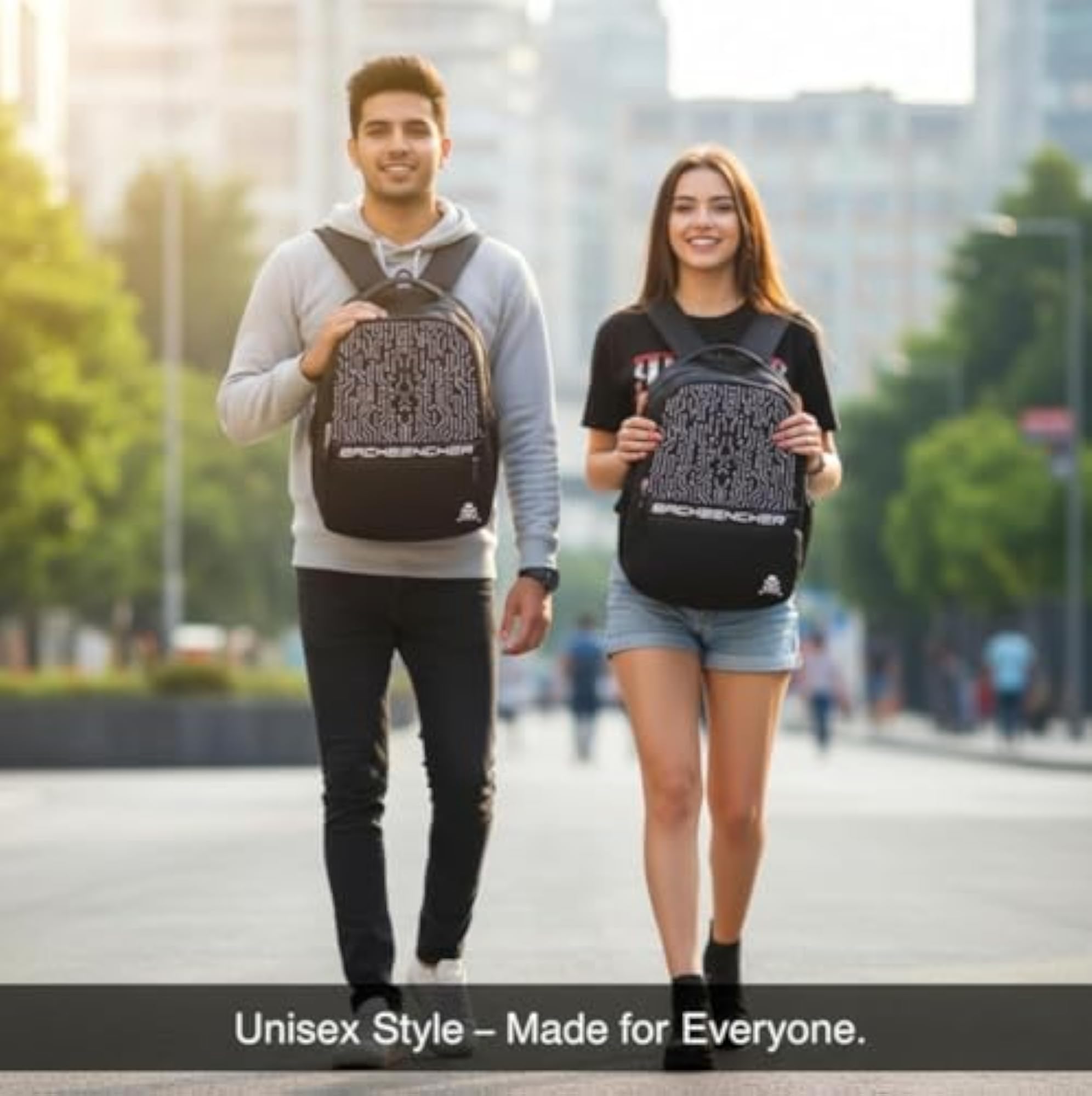 35L Backbencher Printed Laptop Backpack for Men & Women