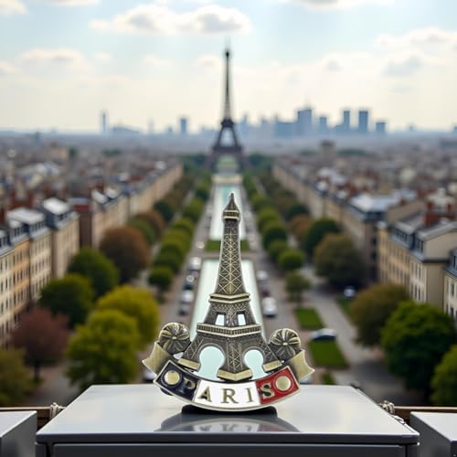 Imanes Decorativos Torre Eiffel Metal 3D Pack 2 Piezas miniatura 4