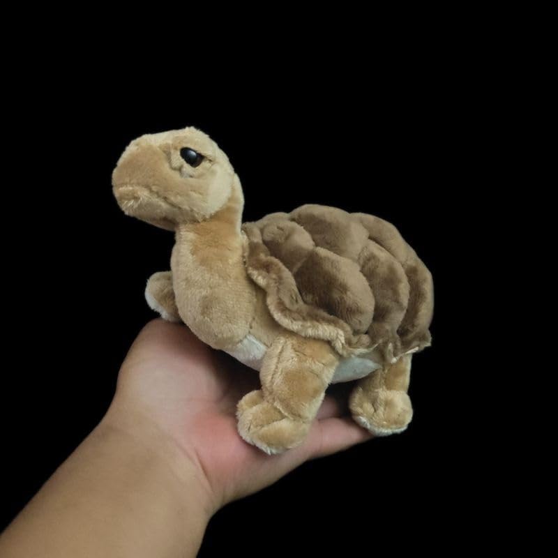 Tortue des Galapagos peluche réaliste de 27cm doudou doux