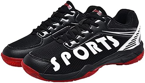 Badminton Schoenen Voor Het Lichtgewicht Tennisschoenen Voor Heren Voor Heren, Niet -Slip Comfortabel Voor Tafel Tennisfitnesssporten,zwart,38 EU