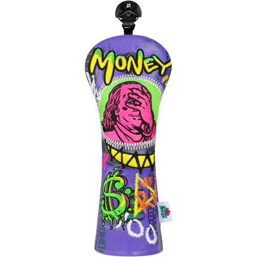 Big Crazy Funny Driver Headcover, Hybrid Fairway Wood Covers, Putter Cover