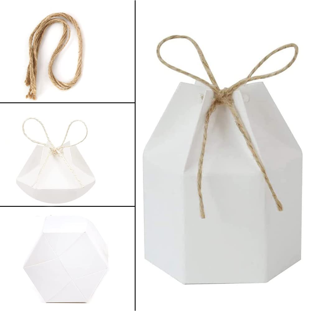 Scatole Regalo Kraft 50 Pezzi 10x10x10 Cm - Scatoline Per Bomboniere, Cupcake E Artigianato - Foto 5