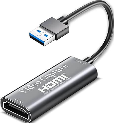 HDMI キャプチャーボード switch対応 ゲームキャプチャーボード USB HDMI 変換 ビデオキャプチャカード 1080P60Hz ゲーム実況生配信 ライブ会議 画面共有 Nintendo Switch Xbox One OBS Studio対応 電源不要