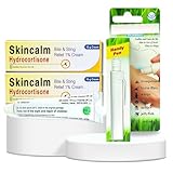 Skin Calm Mosquito Bite and Sting Relief, 1% Cream (2 x 10g Tubes) + AfterBite Pen 14ml | Insect Sting Relief | Calming Lotion for Irritated Skin | Mosquito Bump Soothing Gel | Bug Bite Cream - Image 1
