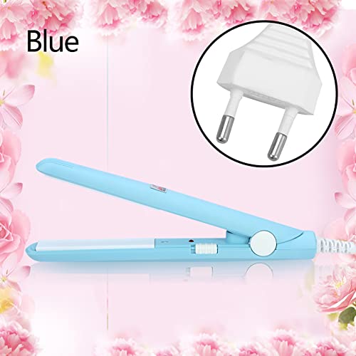 Plancha de cabello mini 2 en 1 con placas cerámicas azul miniatura 2