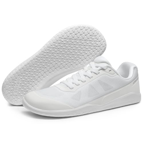 Image of AIRHAS Men's Barefoot Training Shoes Zero Drop Minimalist Sneakers Anatomical Toe Design for Weightlifting and Fitness
