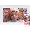 Golony Frameo - Cornice digitale Wi-Fi, 10,1 pollici, touch screen 1280 x 800 IPS, rotazione automatica, 32 GB, condividere foto e video con audio istantaneamente tramite app Frameo da ovunque, bianco