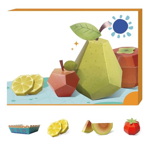 Hogvinnatil Attività Creative Carta - Libro di Scultura di Carta 3D,Progetto Educativo per Adolescenti Principianti Appassionati Creatività a Casa o in Classe