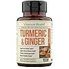 Turmeric-and-Ginger-Supplement-with-Bioperine-Black-Pepper-Natural-Joint-Pain-Relief-Immune-Support-with-95-Curcuminoids-for-Extra-Absorption-Vegan-Antioxidant-for-Healthy-Inflammatory-Response Tumeric and Ginger with Black Pepper - Natural Turmeric Curcumin Joint Support Supplement with Bioperine & 95% Curcuminoids. High Absorption Curcumin Supplements. Digestive & Immune Support. 60 Caps