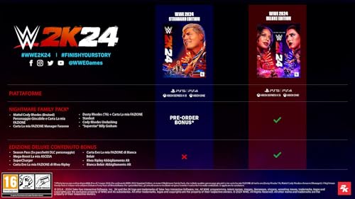 2K GAMES WWE 2K24 - Deluxe Edition (PS4) - Thumbnail 2