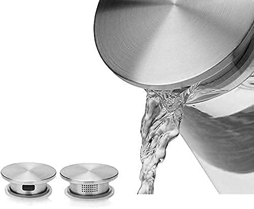 Image of 1300 ML (Set of 1) Glass Water Jug with Lid Glass Pitcher Hot Water Jug Milk Carafe Glass Water Jug for Dining Table