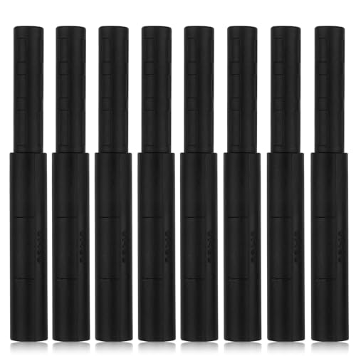 Eldraqth 8pcs Golf Club Shaft Extension Golf Stick Extender Golfs Putter Extension Rod for Wood Putter Shaft Club Extensions for Golfs Clubs Shafts (Black)