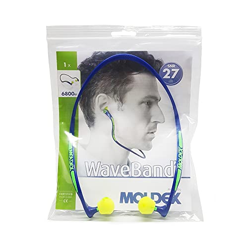 Moldex 680001 Waveband 2K Gehörschutzbügel mit Komfort-Form und Schaumstoffstöpseln, 1 Stück