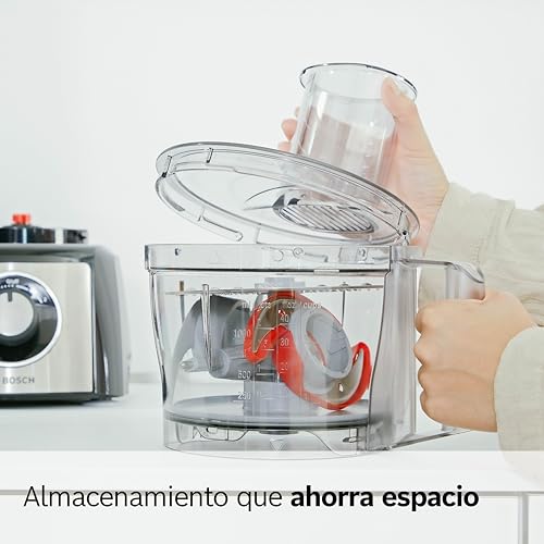 Miniatura 9 de Bosch Hausgeräte Multitalent 3 Plus Robot De Cocina, Negro Acero Inoxidable