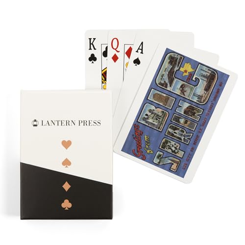 Baraja de poker escena Big Spring Texas 52 cartas
