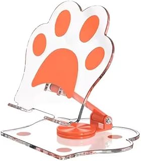 حامل تابلت أو موبايل اكريليك دوار 360 درجة لسطح المكتب