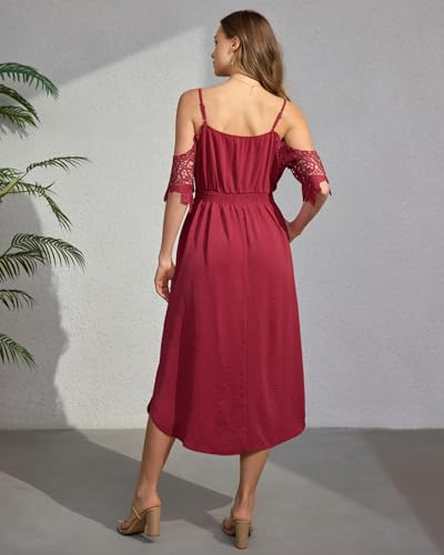40% Off Women's Summer Spaghetti Strap Midi Dress - Image 6