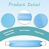 Body Scrubber with Handles Exfoliating Washcloth Towel for Shower Bath 2Pcs Nylon Back Exfoliator Extended Length Back Washers Back Scrubber Towel Stretchable Pull Strap for Sensitive Rough Skin