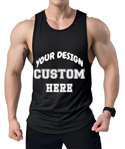 Custom Tank top Men Design Your own Personalized Tank top Add Your Logo/Text Customized Vests with Logo