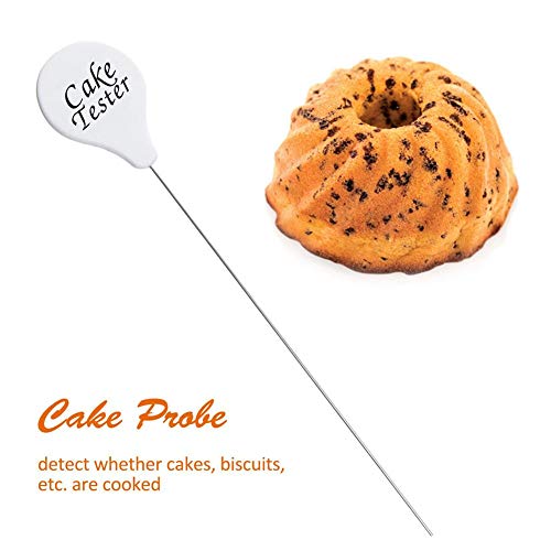 Cake Tester, Sonda Tester per Torte in Acciaio Inossidabile, Rilevatore di Cottura per Pane, Torta, Spiedino per Cottura del Pane