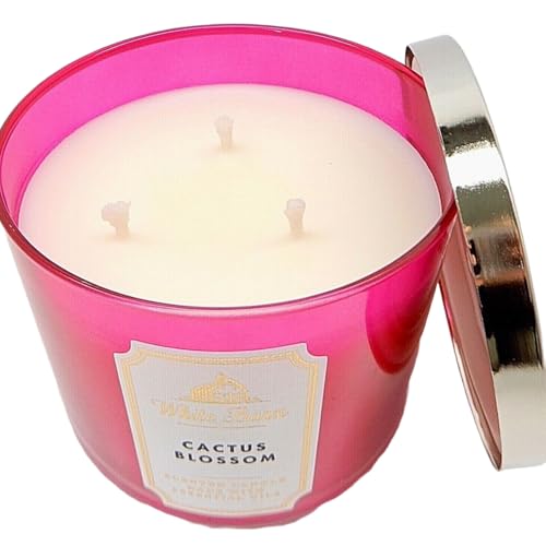 Bath & Body Works, White Barn 3-Wick Candle w/Essential Oils - 14.5 oz - New Core Scents! (Cactus Blossom) - Image 6