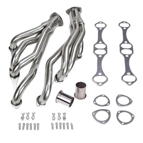 Terminales de escape Chevy Small Block colector de acero inoxidable para motor V8 4