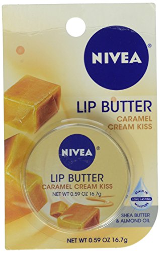 Nivea Lip Butter Carded Tin, Caramel Cream Kiss, 0.59 Ounce