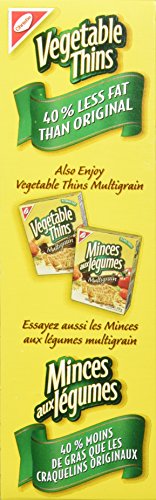 Christie Vegetable Thins, 40% Less Fat, Crackers, 200g/7oz, Imported from Canada}