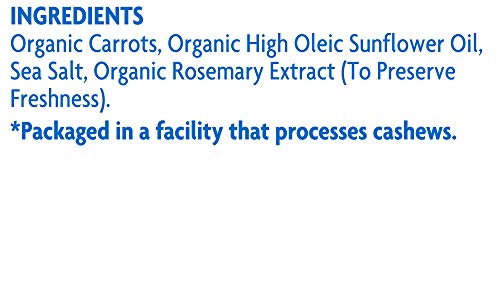 Rhythm Superfoods Carrot Sticks, Salted, Organic & Non-Gmo, 1.4 Oz, Vegan/Gluten-Free Vegetable Superfood Snacks #TOP1