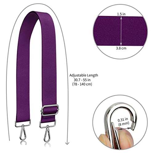 Image of Allzedream Thick Purse Strap Wide Adjustable Replacement Crossbody Bag Handbag