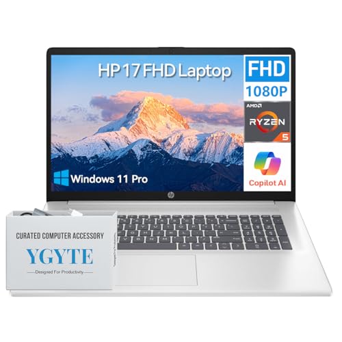HP (�G�C�`�s�[) 2025 17�C���` �m�[�g�p�\�R�� | 17.3�C���` FHD IPS �r�W�l�X�m�[�g�p�\�R��PC | AMD Ryzen 5 (6�R�A) | 36GB RAM 2TB SSD | Windows 11 Pro Lifetime O