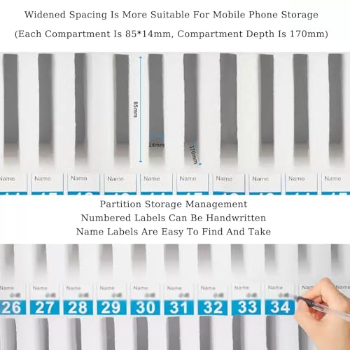 Armoire rangement murale téléphone portable pour smartphone nizing - 5