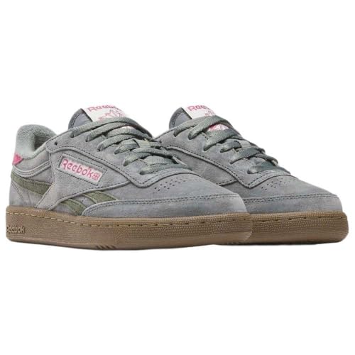 Reebok Reebok Women's Club C Revenge Vintage Trainers, Darkfog Darkfog Studiopink, 10 US