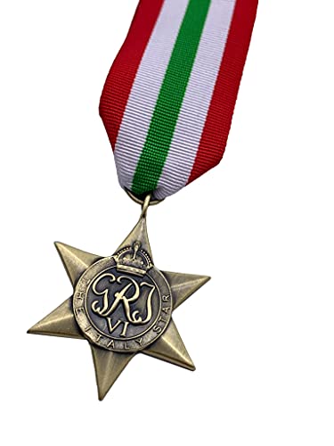 Hornbeam Militaria - Replica Italy Star Medal, Full Size, Copy,