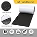 Garage Wall Protector, 2 Roll Garage Car Door Protector Bumper Guard for Car Doors Anti-Collision Waterproof Inflaming Ultra Self Adhesive EVA Foam for Warehouse (2 ROLL: 79
