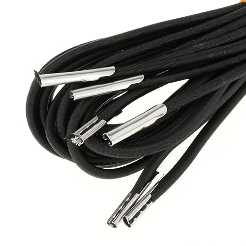 Image of ATORSE 4Pcs Elastic Cord Laces Recliners Replacement Cord for Zero Gravity Chairs Black