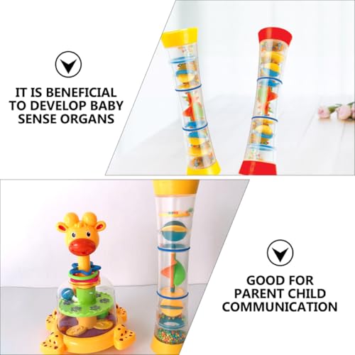 Kaléidoscope rotatif jaune pour communication parent-enfant