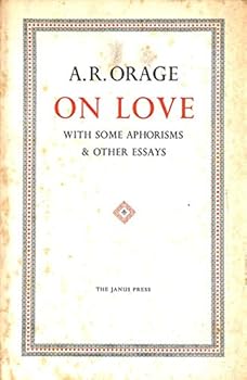 Unknown Binding On Love With Some Aphorisms & Other Essays Book
