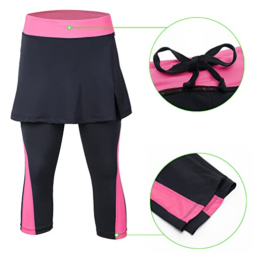 Image of ANIVIVO Skirted Legging for Women, Yoga Legging with Skirts &Women Tennis Leggings Clothes Pockets