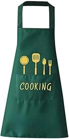 Avental de Cozinha Impermeável com Bolsos Frontais - Avental para Cozinhar Unissex - Ajustável Confortável - Ideal para Limpeza, Churrasco, Lavanderia e Uso Doméstico - UpShop
