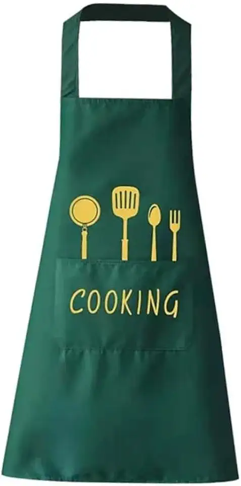 Avental de Cozinha Impermeável com Bolsos Frontais - Avental para Cozinhar Unissex - Ajustável Confortável - Ideal para Limpeza, Churrasco, Lavanderia e Uso Doméstico - UpShop