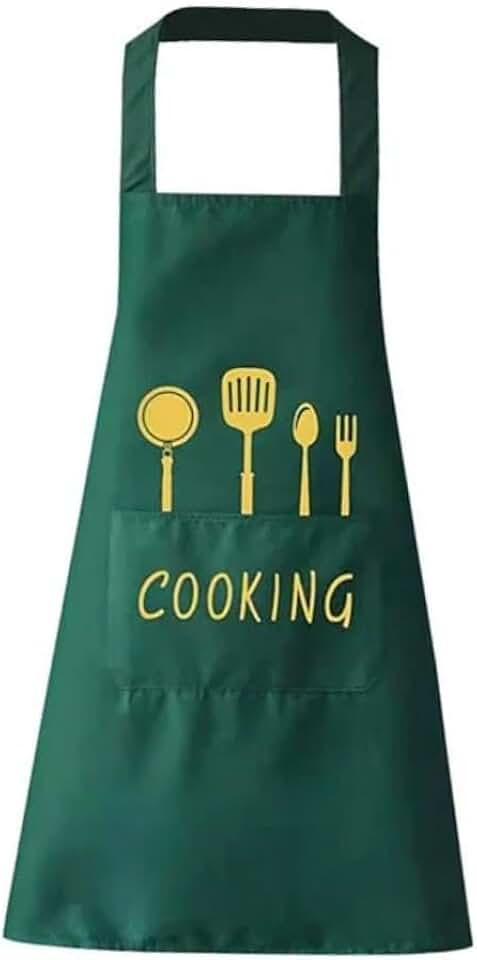 Avental de Cozinha Impermeável com Bolsos Frontais - Avental para Cozinhar Unissex - Ajustável Confortável - Ideal para Limpeza, Churrasco, Lavanderia e Uso Doméstico - UpShop