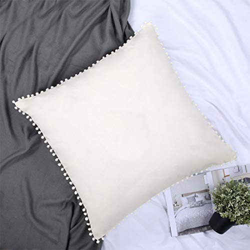 OffWhite Euro Shams The Perfect Addition to Your Bedroom