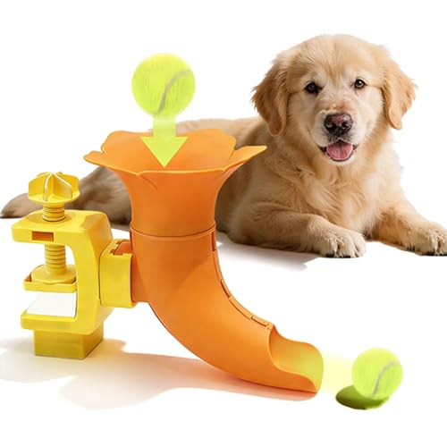 Automatic Dog Ball, Ball Launch for Dogs - Non-Slip Adjustable Interactive Pet Toy | Pet Tennis Balls Thrower Launch,for Home Apartment Garden Yard Patio Park Lawns