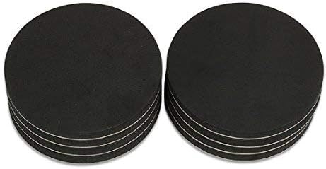 Miniatura 4 de Smart Surface 8154 - Deslizadores móviles reutilizables de fieltro para muebles de 5 pulgadas, redondos, grandes, paquete de 8 en bolsa resellable