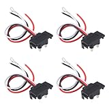 VKQTS 4PCS 3 Pin Trailer Light Connector,Right Angle Trailer Pigtail Harness Connector 18AWG Adapts to PL-3 Connectors Lights,Molded Trailers Light Pigtail for Backup/Tail Lights